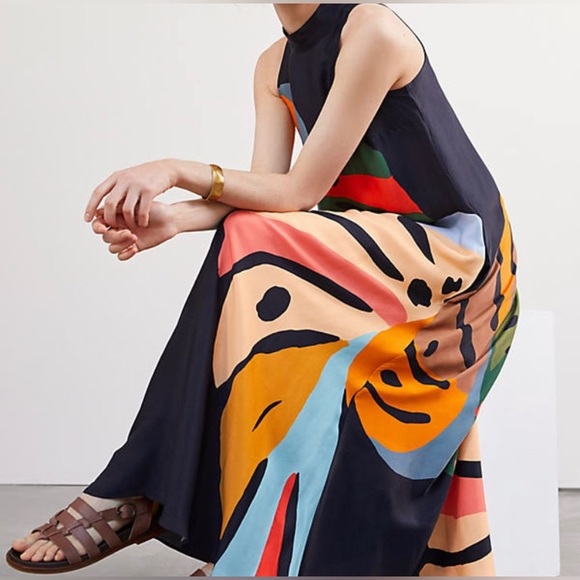 NWT Anthropologie Farm Rio Halter Dress Size Large - Picture 3 of 11